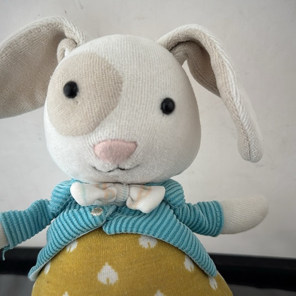 Jellycat Yellow and Blue Bunny Plush - Picture 2 of 6